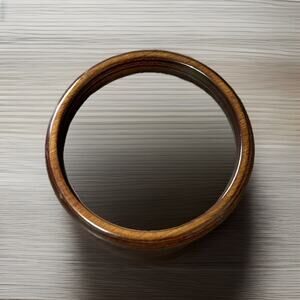 Lovely Wood Bangle Bracelet. Measures 2 1/2"